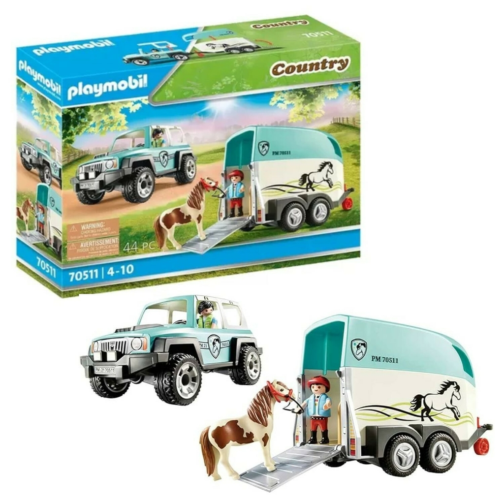 Coche con sales remolque playmobil