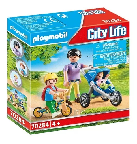 Mama con carrito de gemelos playmobil new arrivals