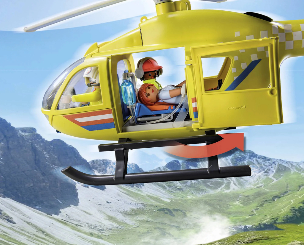 Helicoptero de rescate playmobil sale