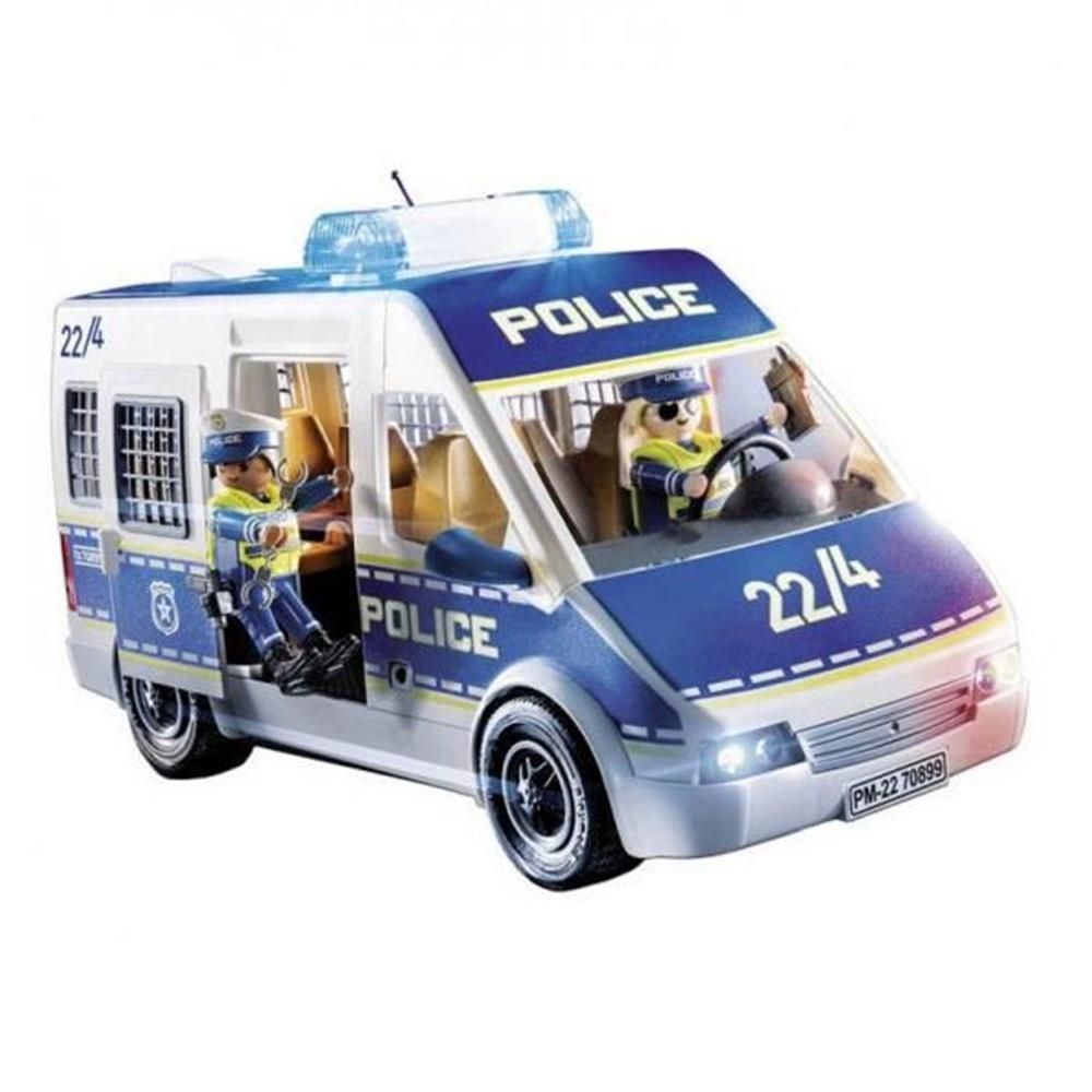 Playmobil Furgoneta de la Policía, luz y sonido, 70899, original