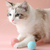 Brinquedo Bolinha Inteligente Giratória Para Gato Recarregável de Silicone - Suporte Pet