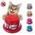 Comedouro Plastico Gato Super Cat Pote Ração Colorido