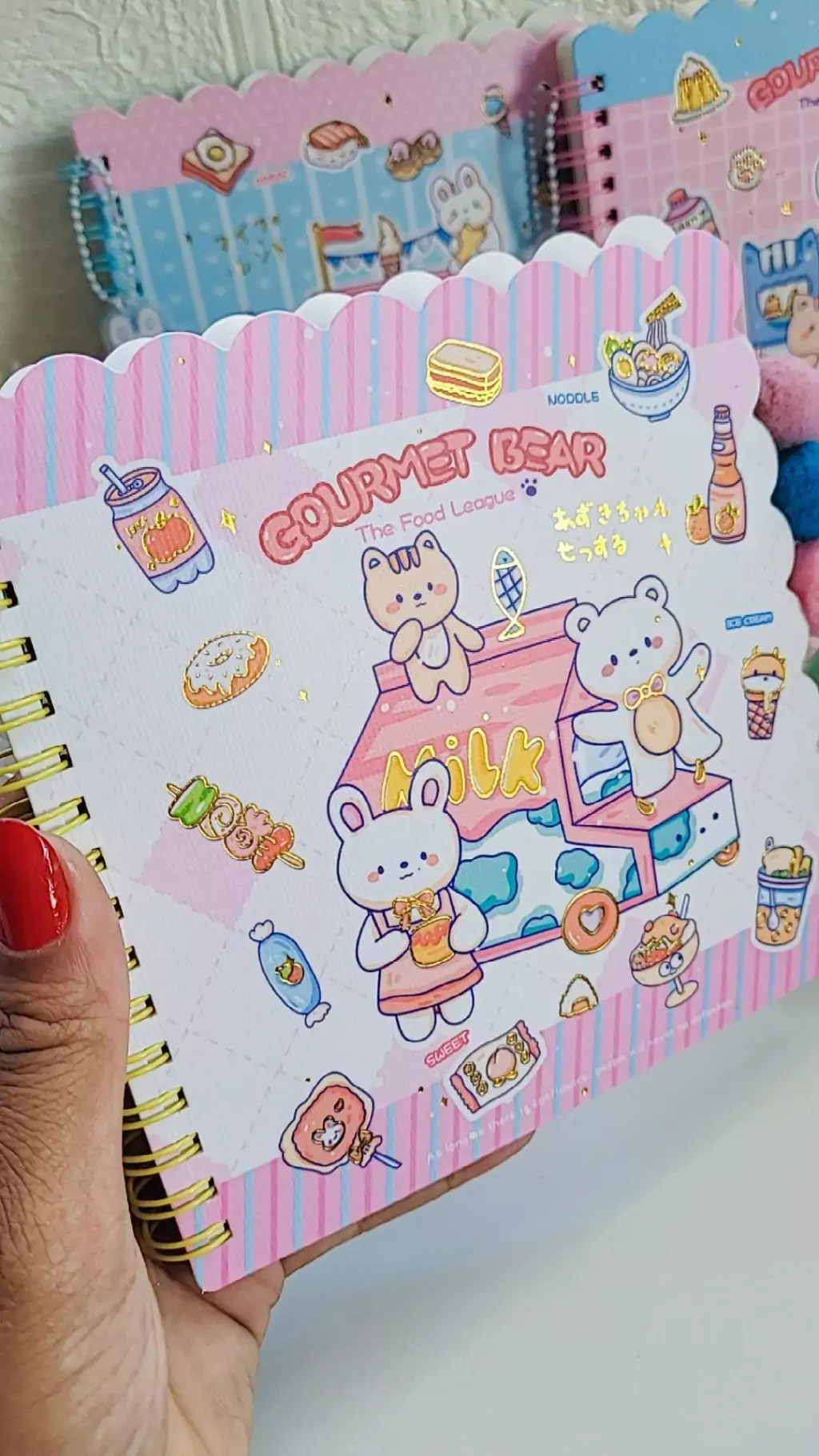 Mini Caderno A6 Gourmet Bear - Papelândia - Atacado de Papelaria