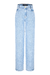 Calça jeans wide leg 100% algodão - Aline Vervan