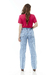 Calça Jeans Reta com Recortes frontais na internet