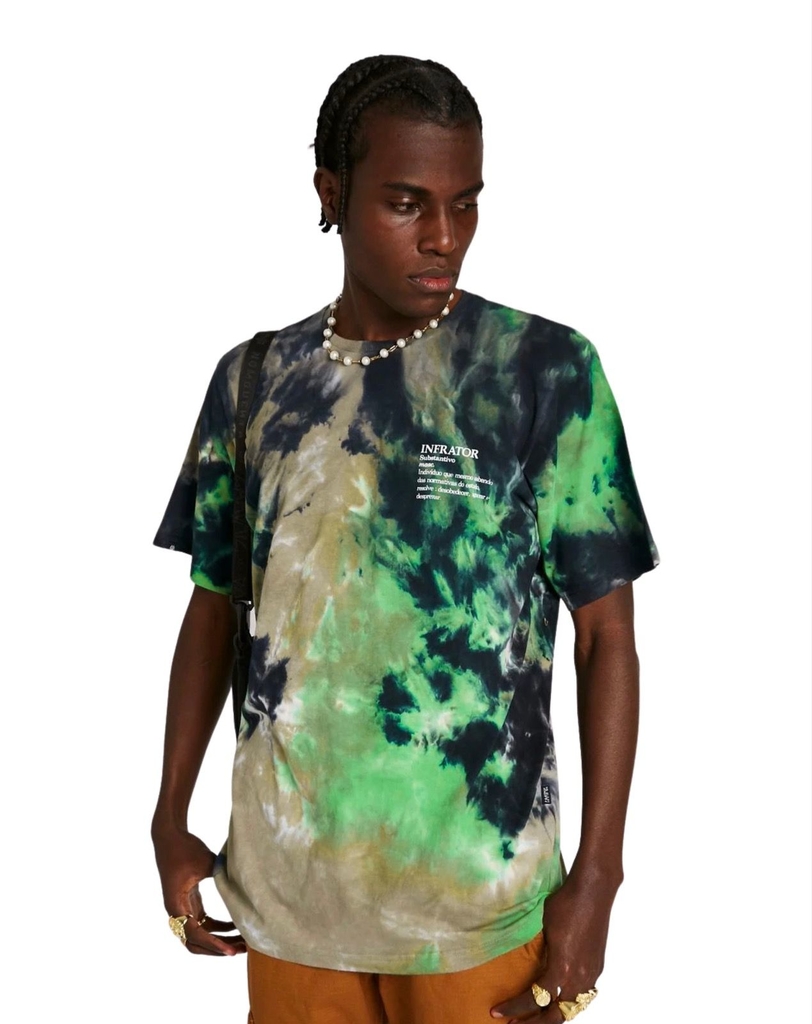 Camiseta Chronic Tie Dye (Verde/Preto)