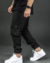 Calça Cargo Black Targ Fire (Preta) - Kreton Streetwear