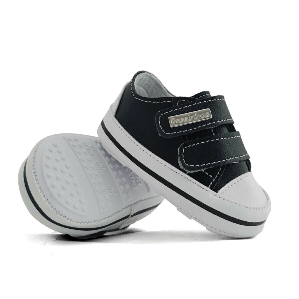 Tênis Converse All Star Infantil Fecho Em Velcro Preto