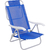 Cadeira de Praia Reclinavel Sunny em Aluminio Azul