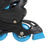 Kit Patins Inline Radical com Luva, Capacete, Joelheira e Cotoveleira Azul M (33-36) na internet