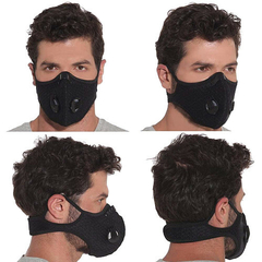    Mascara facial barbijo deportiva con filtro de carbón activado Danoco