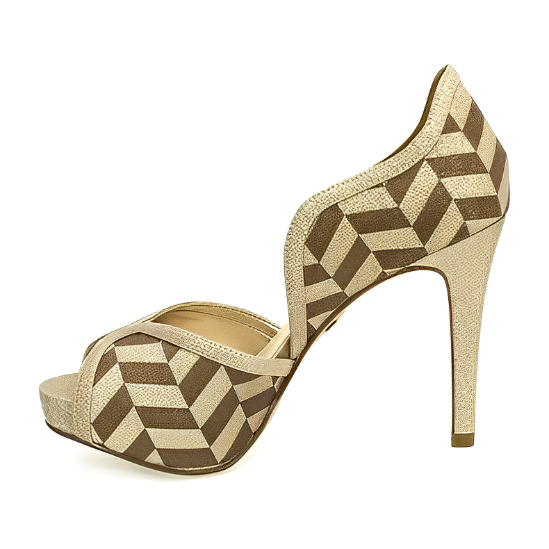 Sapato Divalesi Peep Toe Pattern Feminino - comprar online