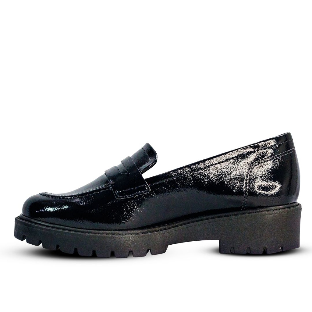 Sapato Comfortflex Mocassim Verniz Feminino - comprar online