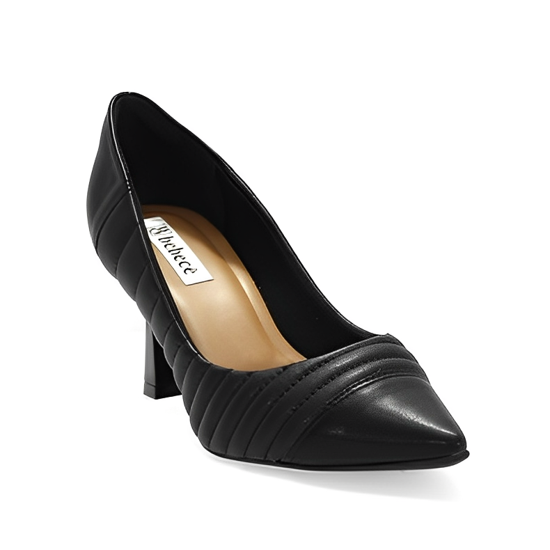 Sapato Bebecê Scarpin Napa Comfy Feminino Preto na internet