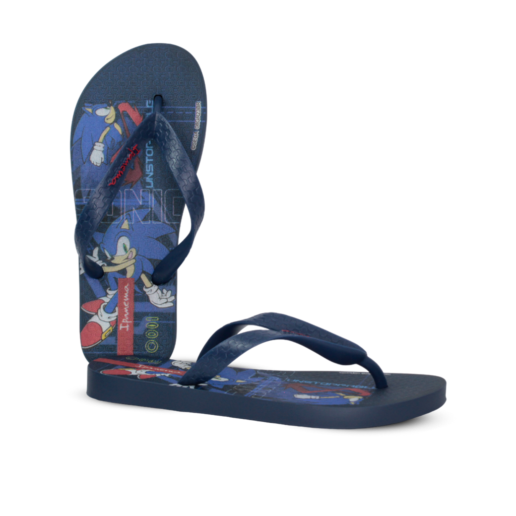 Chinelo Ipanema Sonic Menino Azul -  Marsol Calçados 