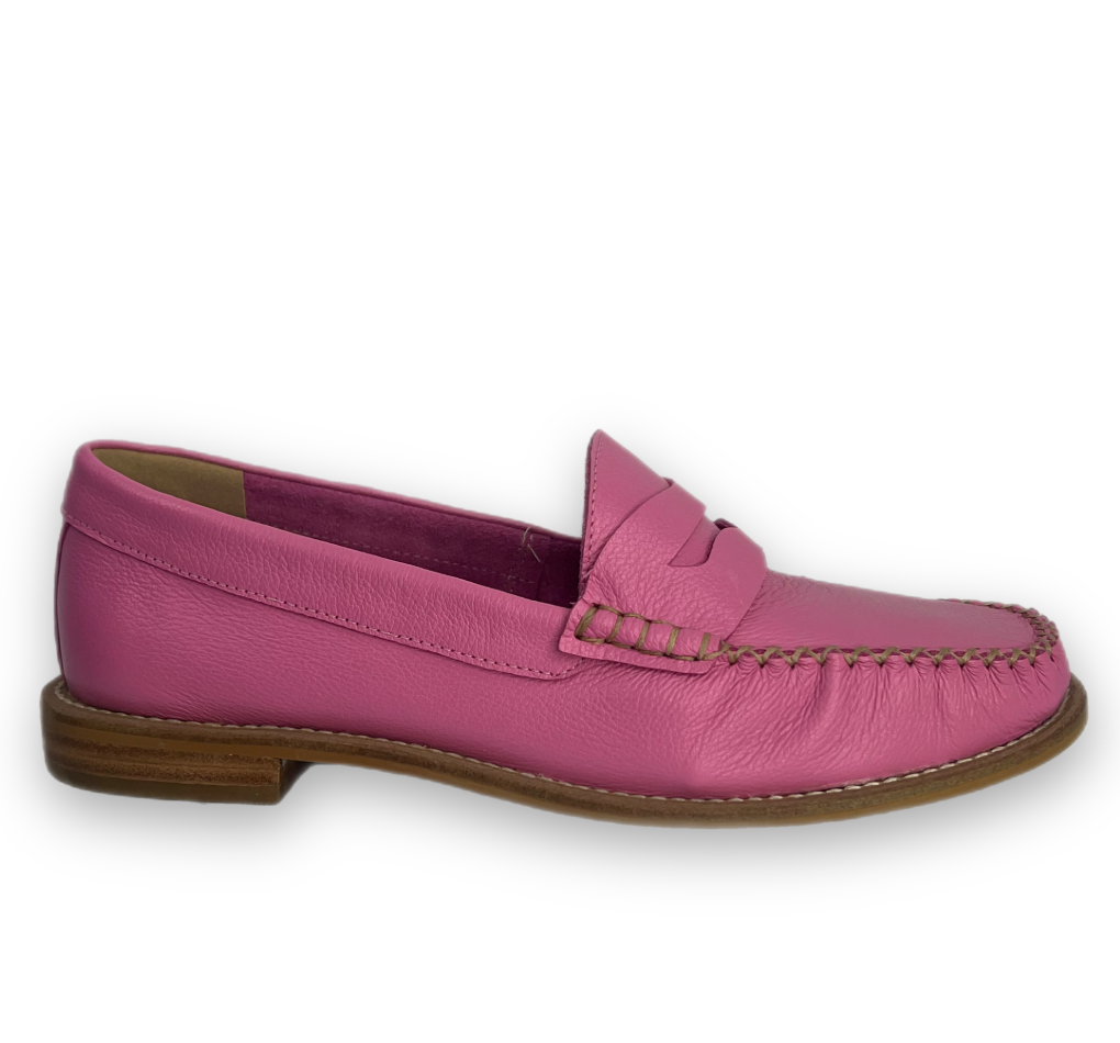 Sapato Parô Mocassim Couro Fly Solis Feminino Pink