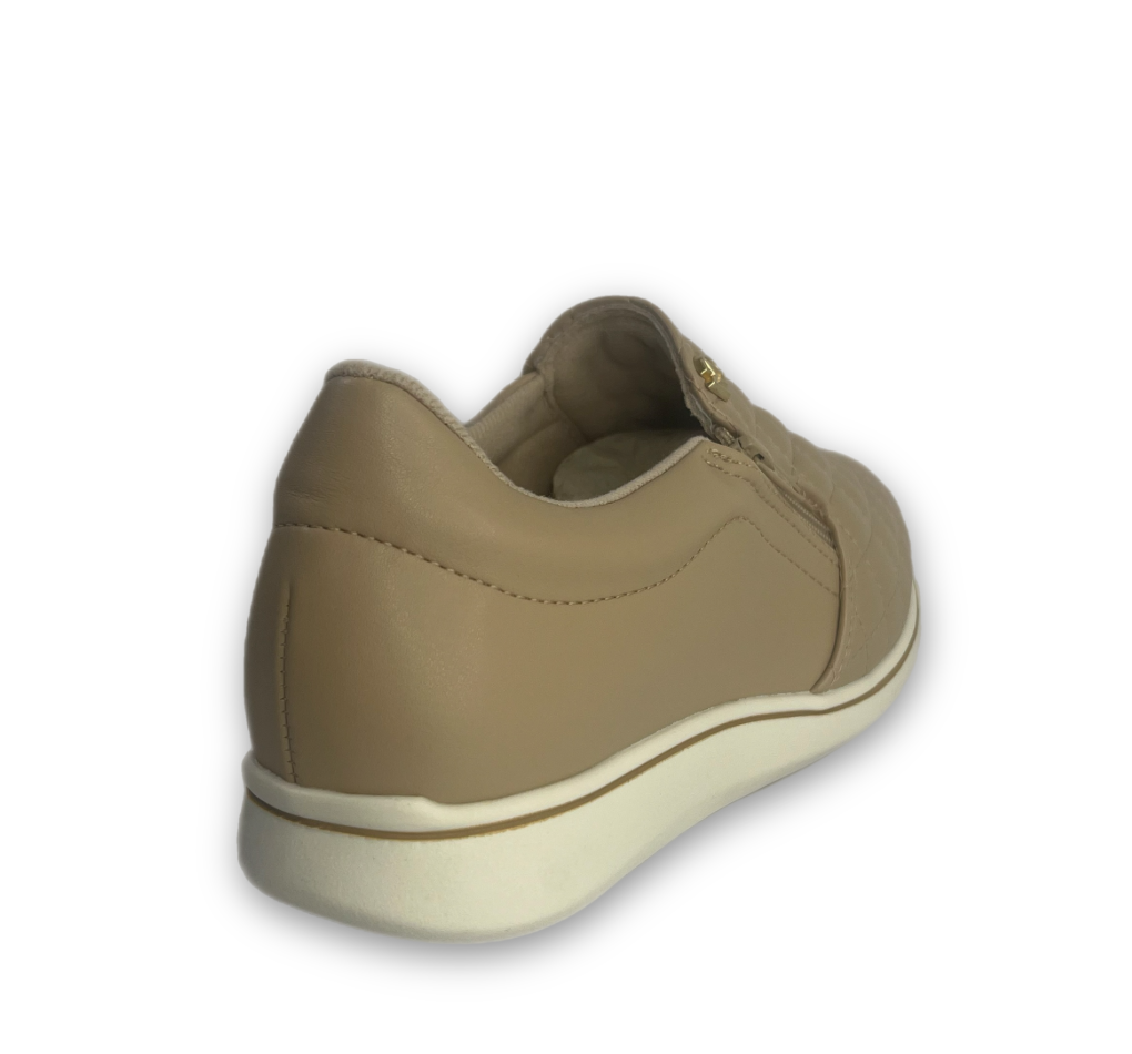Sapato Modare Ultraconforto Napa Strech Feminino Bege -  Marsol Calçados Online