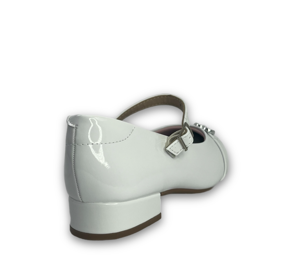 Sapato Molekinha Boneca Verniz Premium Menina Branco -  Marsol Calçados Online