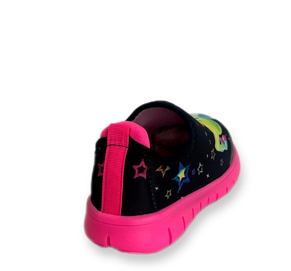 Tênis Novopé Baby Slip On Lycra Unicórnio Menina Pink -  Marsol Calçados Online