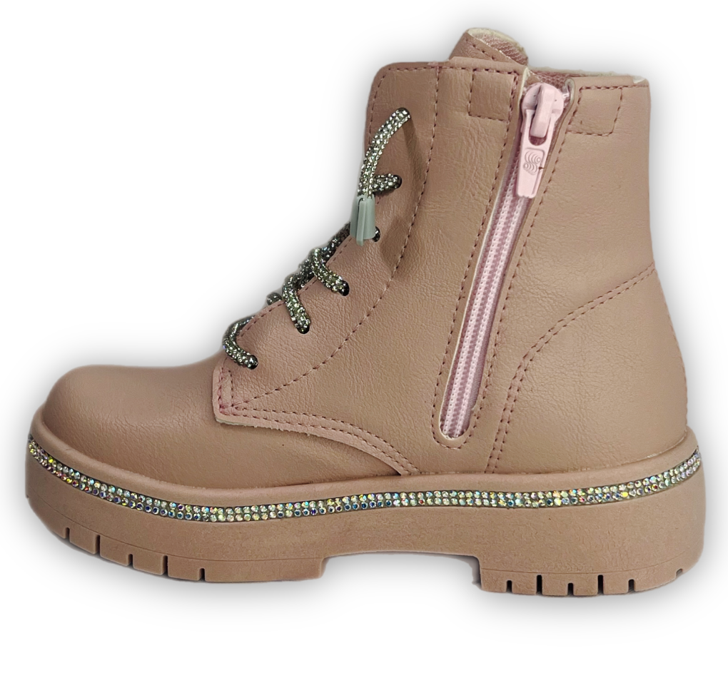 Bota Bloompy Versalhes Baby Napa Menina Rosa - comprar online