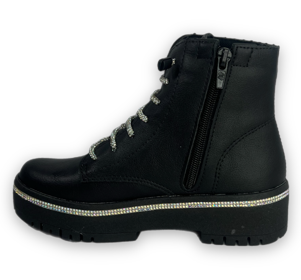 Bota Bloompy Versalhes Napa Menina Preta - comprar online