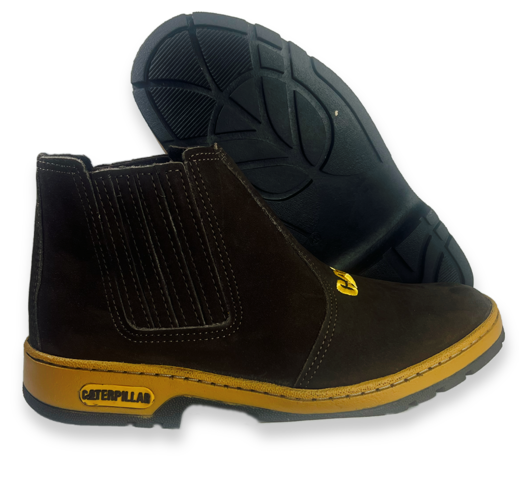 Bota Caterpillar Couro Nobuck Masculina Café - loja online