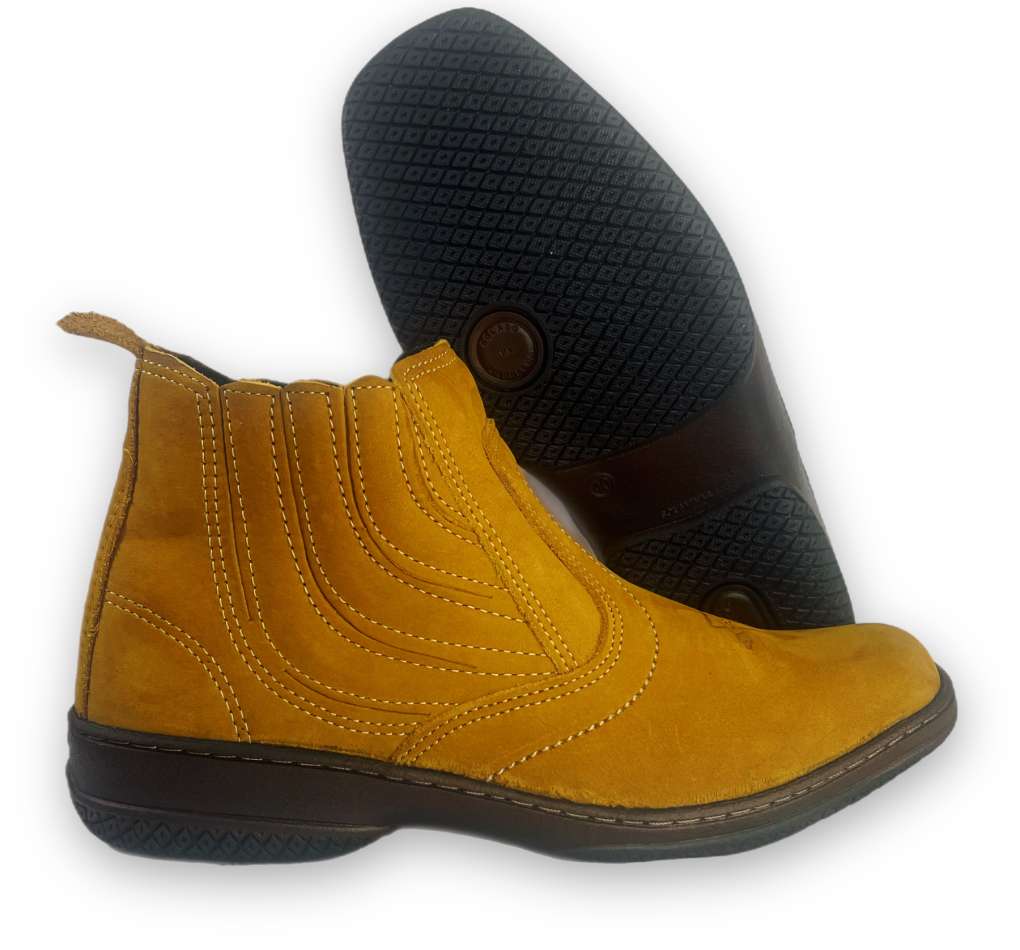 Bota Vaquejada Couro Nobuck Masculina Caramelo - loja online