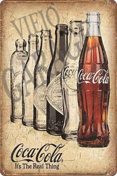 Combo Chapas Vintage 20x30cm X 2 Unid - Fernet + Coca 2 en internet