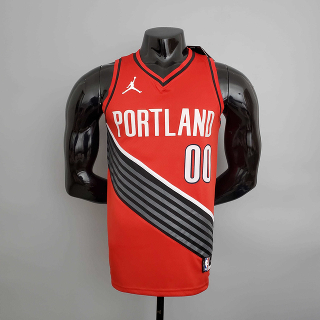 Camiseta Regata Portland Trail Blazers Vermelha Nike Masculina
