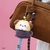 BTS BT21 PLUSH KEYRING LATTE