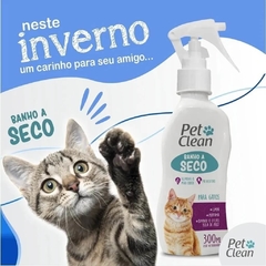 Banho Higienizador A Seco Liquido Para Gato Pet na internet