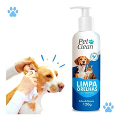 Kit Banho A Seco + Limpa Patinha + Ouvido+ Lágrima Pet Clean na internet