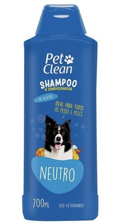 Shampoo E Condicionador Pet Clean Neutro Para Cãesgatos700ml - comprar online