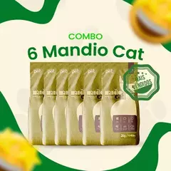 COMBO 6 MANDIO CAT GRANULADO PARA GATOS 12KG