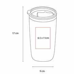 Termo doble pared de 540ml con válvula de seguridad PEAK