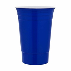 Vaso de doble pared de plástico interior blanco FIESTA - comprar en línea