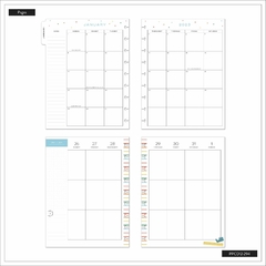 Classic Planner 2023 Vertical - Paula & Waffle Whimsical Doodles - 12 Meses - The Happy Planner - loja online