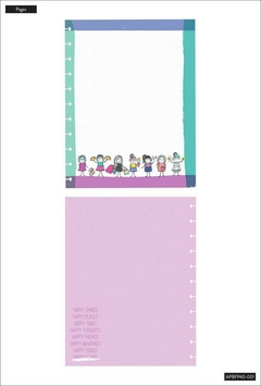 0Refil de Folhas - Stick Girls Happy Plans BIG - The Happy Planner - comprar online