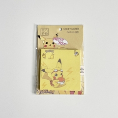 Bloco de Anotações Pokemon Pikachu Sticky Notes Memo Pad - 55 folhas - loja online