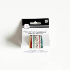 Fita Adesiva - Kit Skinny Washi Tape - Brights - The Happy Planner