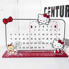 Calendário Permanente em Acrílico - Hello Kitty Sanrio