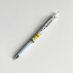 Caneta Click Pokemon Pikachu Flores Gel Tinta Preta 0.5mm - comprar online