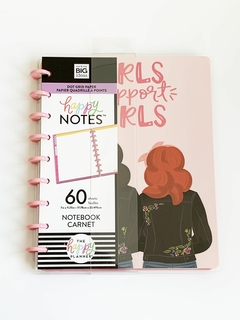 Caderno Pontilhado - Classic Happy Notes - Girls Support Girls - The Happy Planner