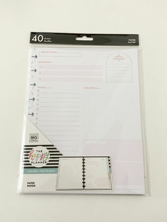 Refil de Folhas - Classic Filler Paper - Daily Priorities and Reminders - The Happy Planner