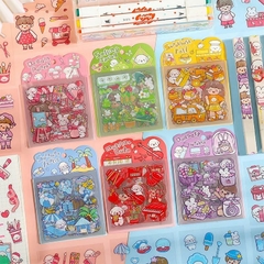 Kit com 10 Cartelas de Adesivos Decorativos Fofo Kawaii - comprar online