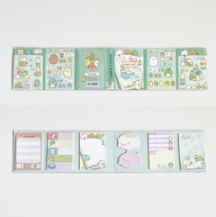 Imagem do Kit com 12 Blocos de Anotações Sumikko Gurashi Sticky Notes Memo Pad - 240 Folhas