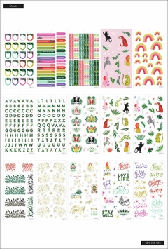 Livro de Adesivos - Value Pack Stickers - Jungle Vibes Mini - The Happy Planner - comprar online