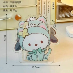 Porta Lápis Personagens Sanrio Gatinhos em Acrílico