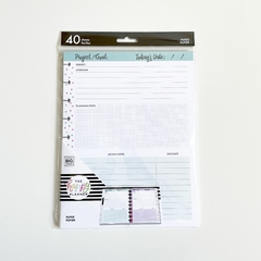 Refil de Folhas Projeto - Fill Paper Classic - Project - The Happy Planner