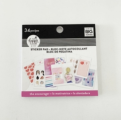 Mini Livro de Adesivos - Tiny Stickers Pad - Encourager - The Happy Planner